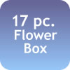 17 pc. Mixed Tropical Flower Box - Click Image to Close