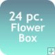 24 Pc. Mixed Tropical Flower Box