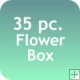 35 Pc. Mixed Tropical Flower Box