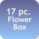 17 pc. Mixed Tropical Flower Box 17 pc. Mixed Tropical Flower Box