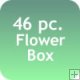 46 Pc. Mixed Tropical Flower Box