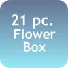 21 Pc. Mixed Tropical Flower Box - Click Image to Close